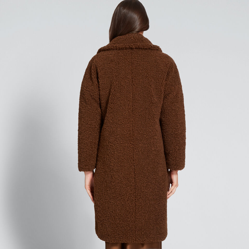 Longline Teddy Coat  