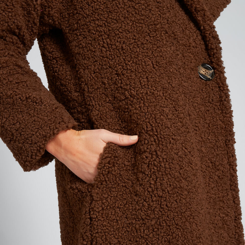 Longline Teddy Coat  