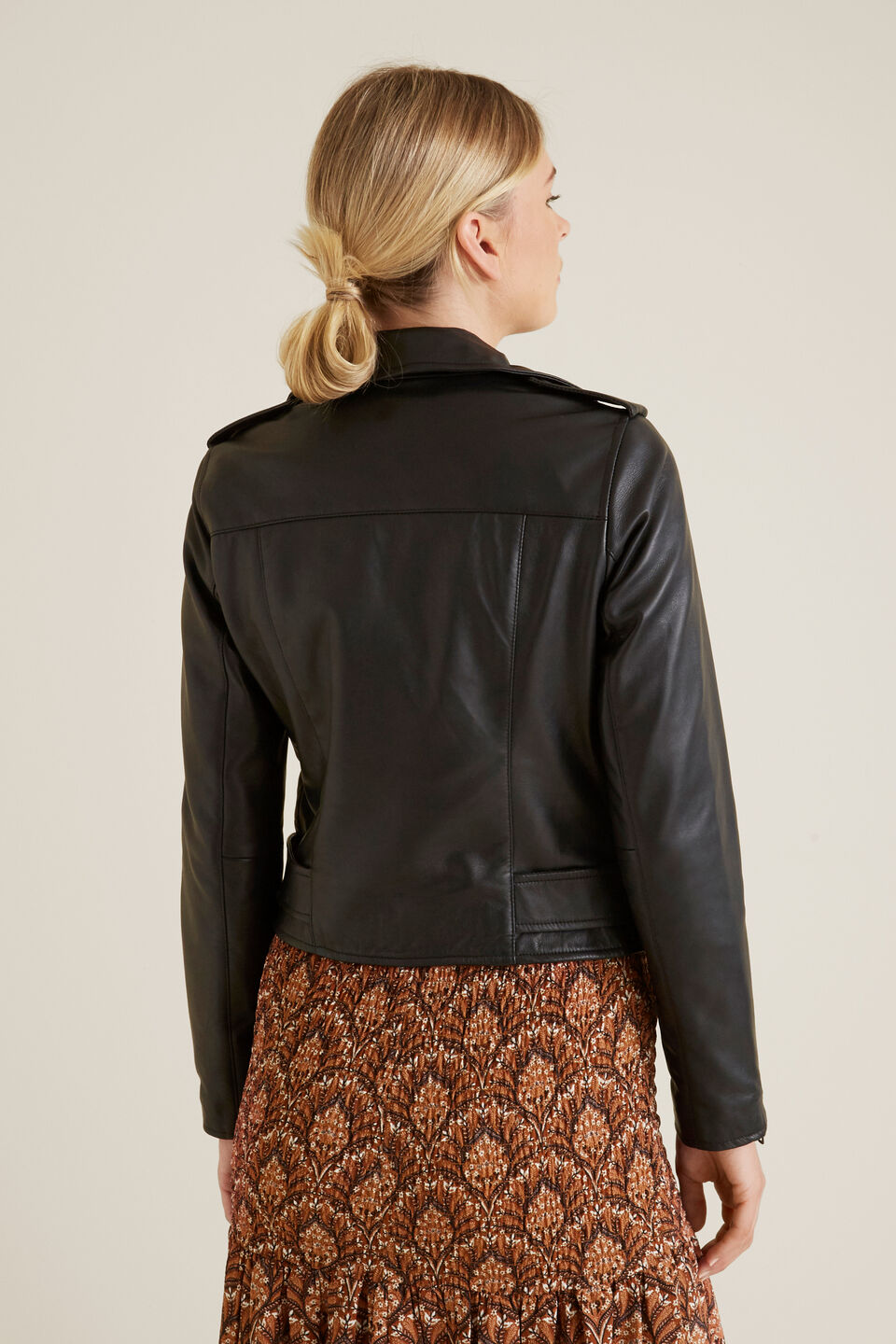 Leather Biker Jacket  