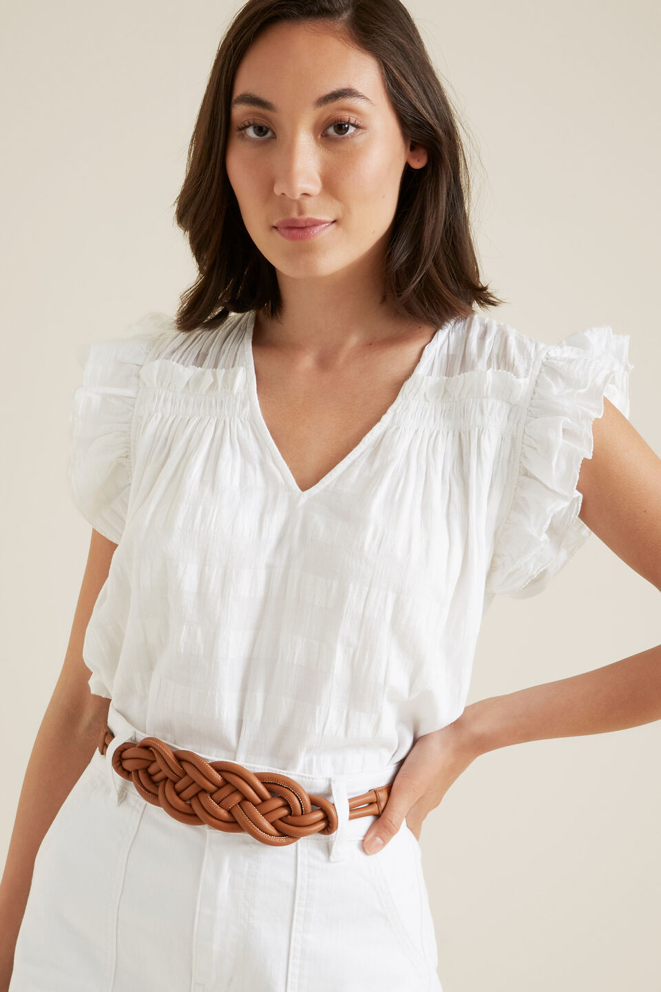 Weave Tie Belt  