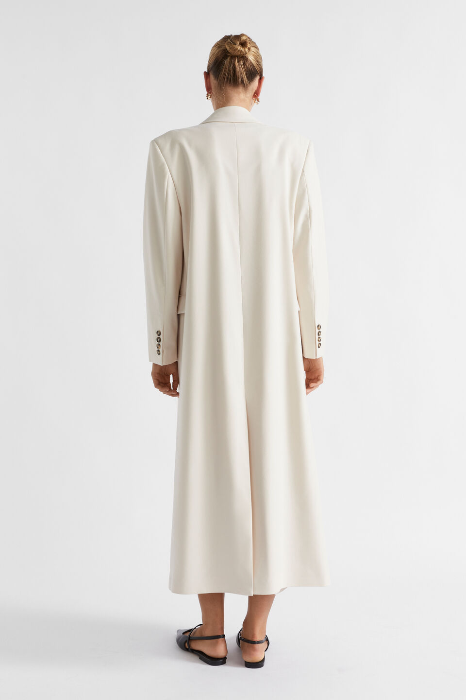 Longline Tailored Jacket  Frappe