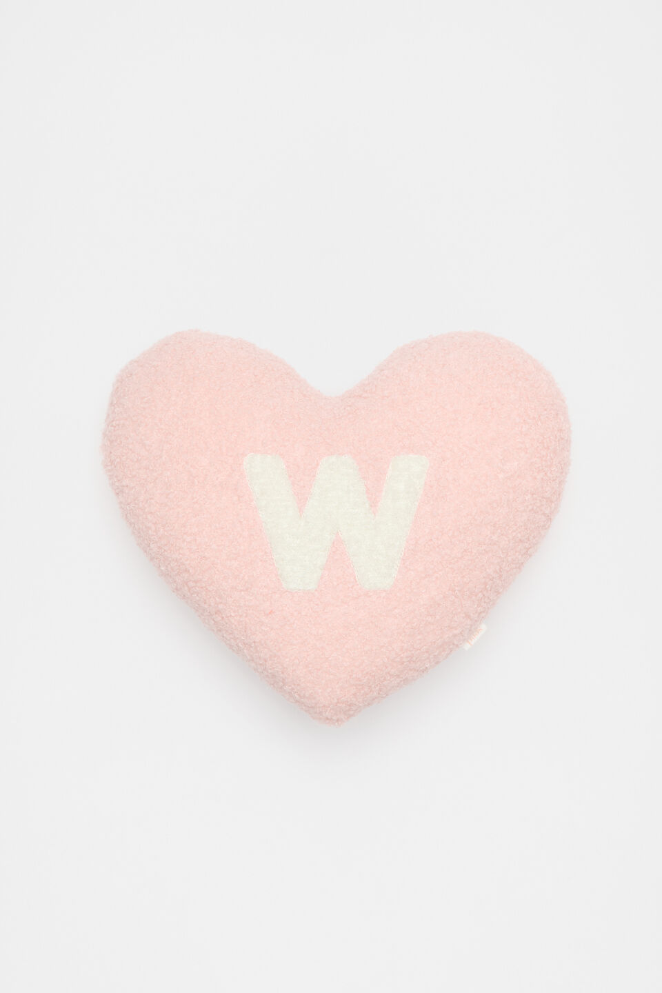 Heart Initial Cushion  W