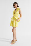 Linen Mid Length Short  Lemon Drop  hi-res