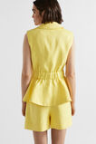 Linen Mid Length Short  Lemon Drop  hi-res