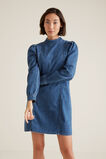 Mock Neck Denim Dress    hi-res