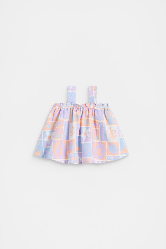 Abstract Print Cami  Milk  hi-res
