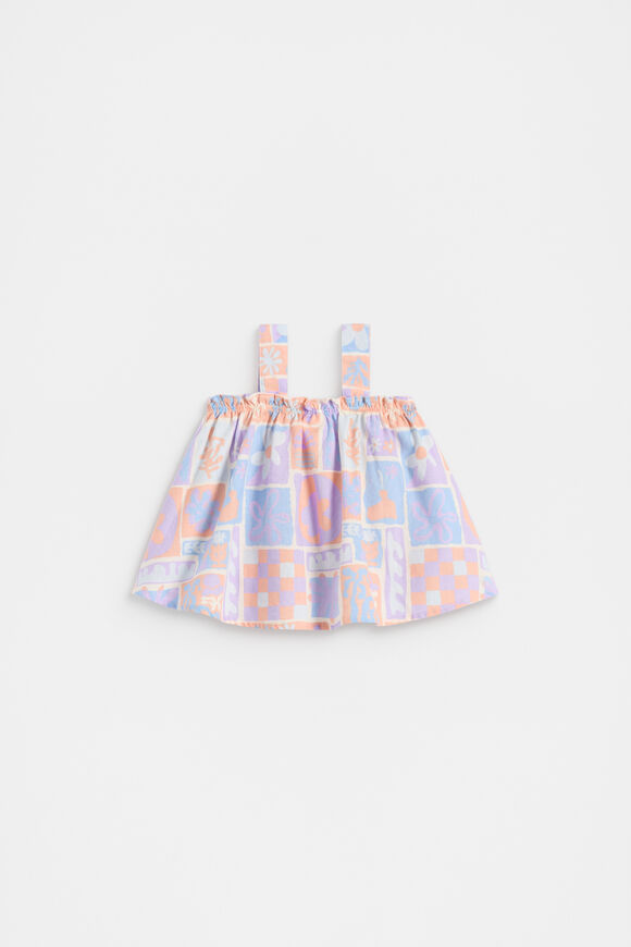 Abstract Print Cami  Milk  hi-res