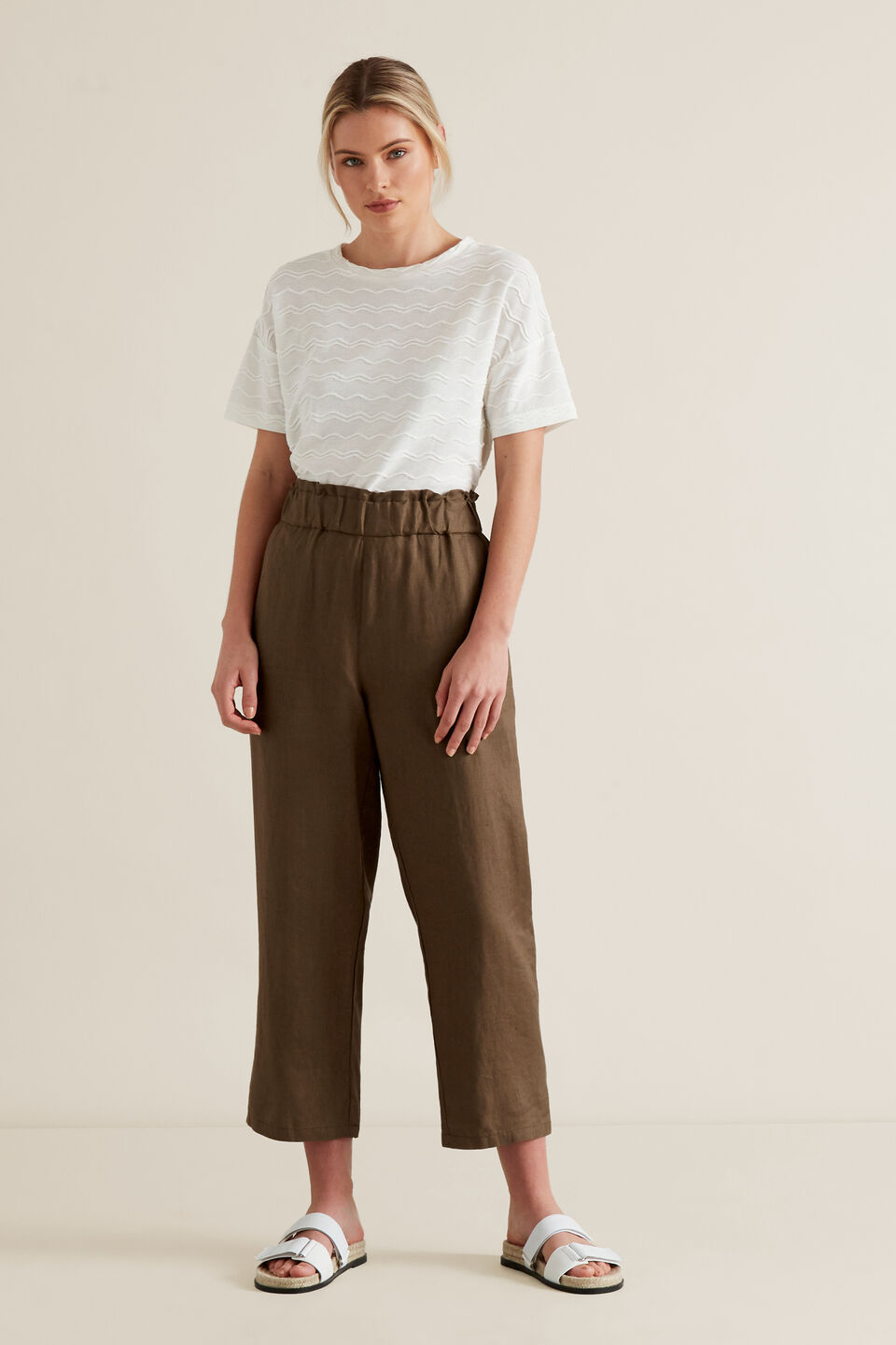 Zig Zag Textured T-Shirt  