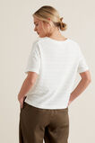 Zig Zag Textured T-Shirt    hi-res