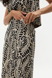 Motif Print Skirt  Motif Print  hi-res