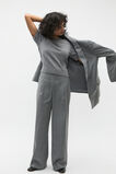 Merino Wool Crew Neck Tee  Wolf Marle  hi-res