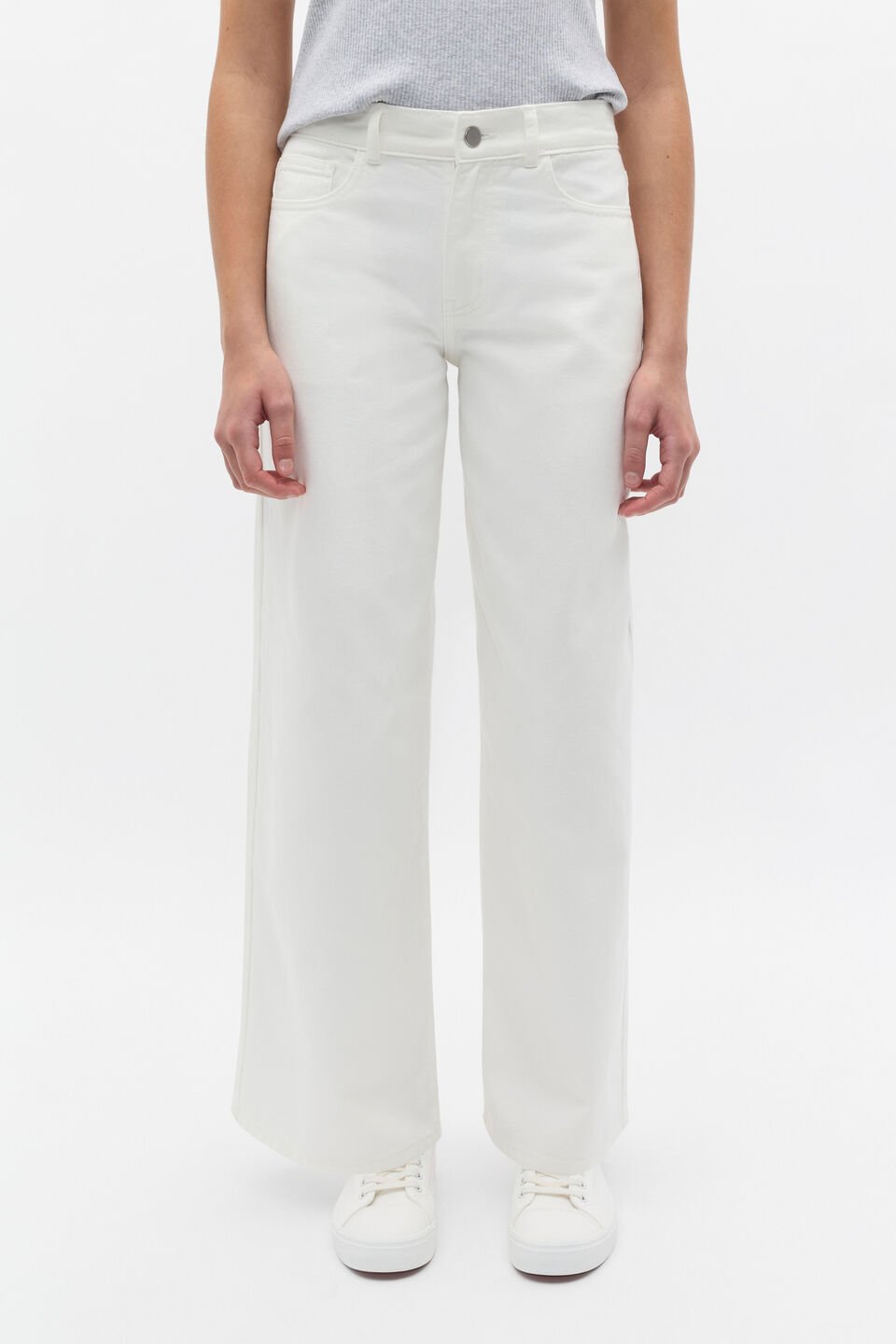 Soft Wide Leg Jean  Canvas Wash