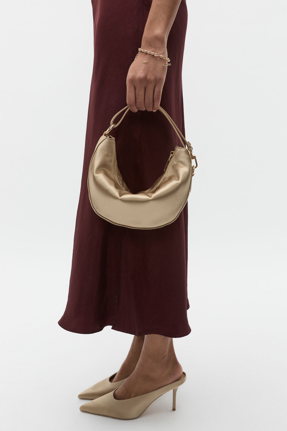 Mini Satin Bag  Rye