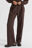 Elasticated Pull On Trouser  Dark Espresso  hi-res