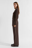 Elasticated Pull On Trouser  Dark Espresso  hi-res