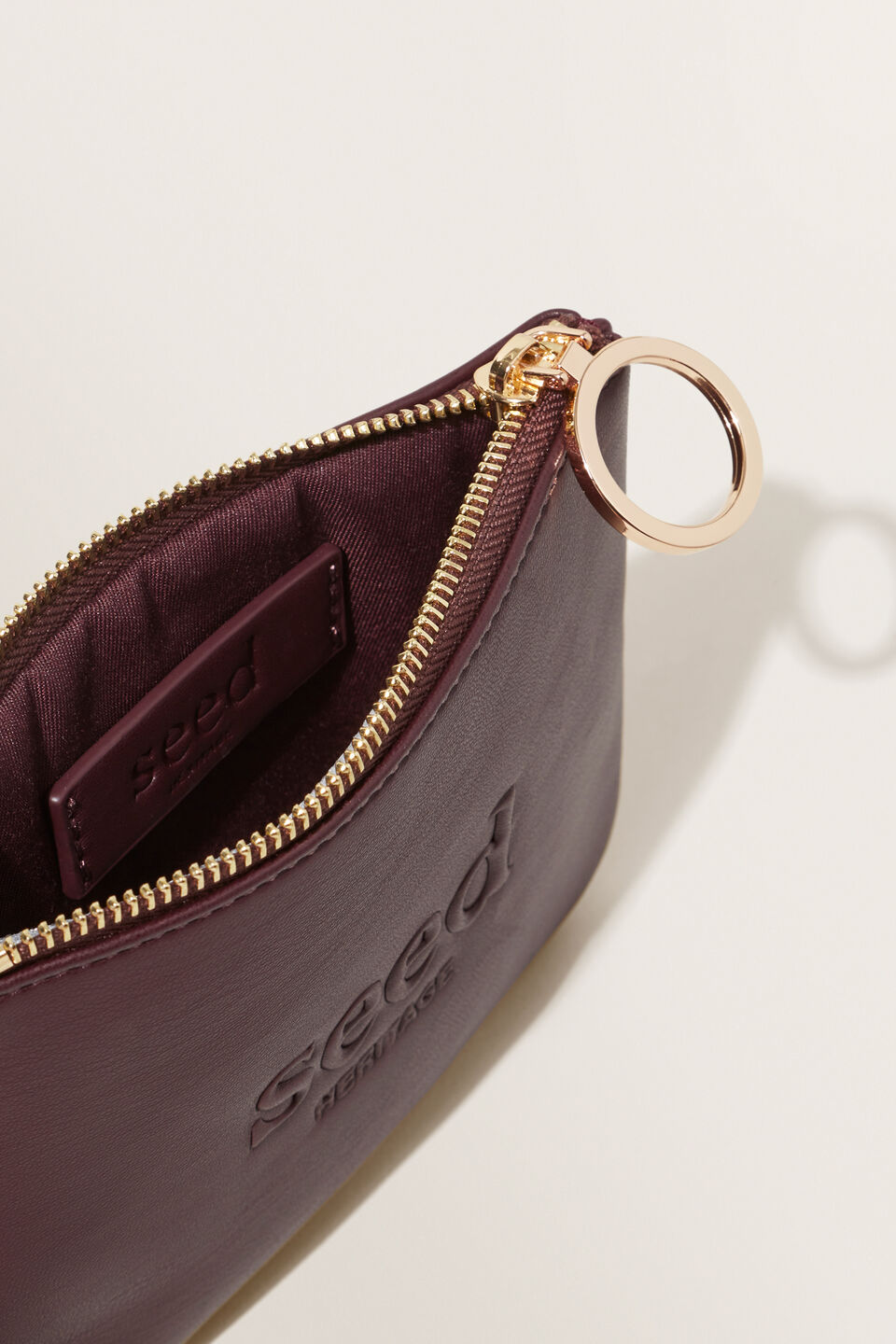 Seed Mini Pouch  Plum
