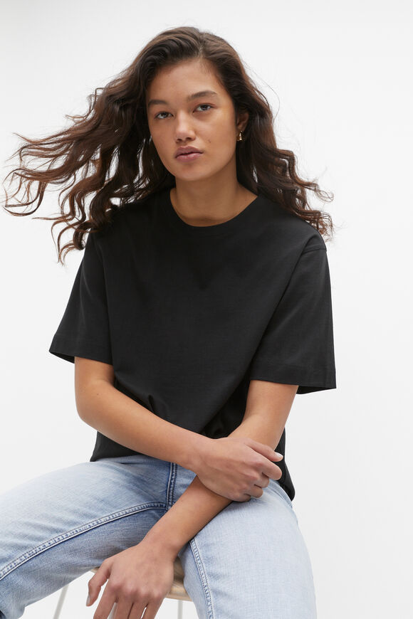 Core Boyfriend Tee  Black  hi-res