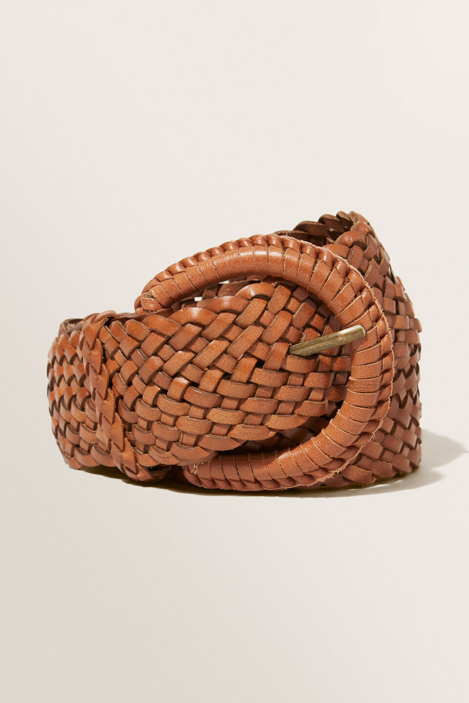 Bella Leather Belt  Tan