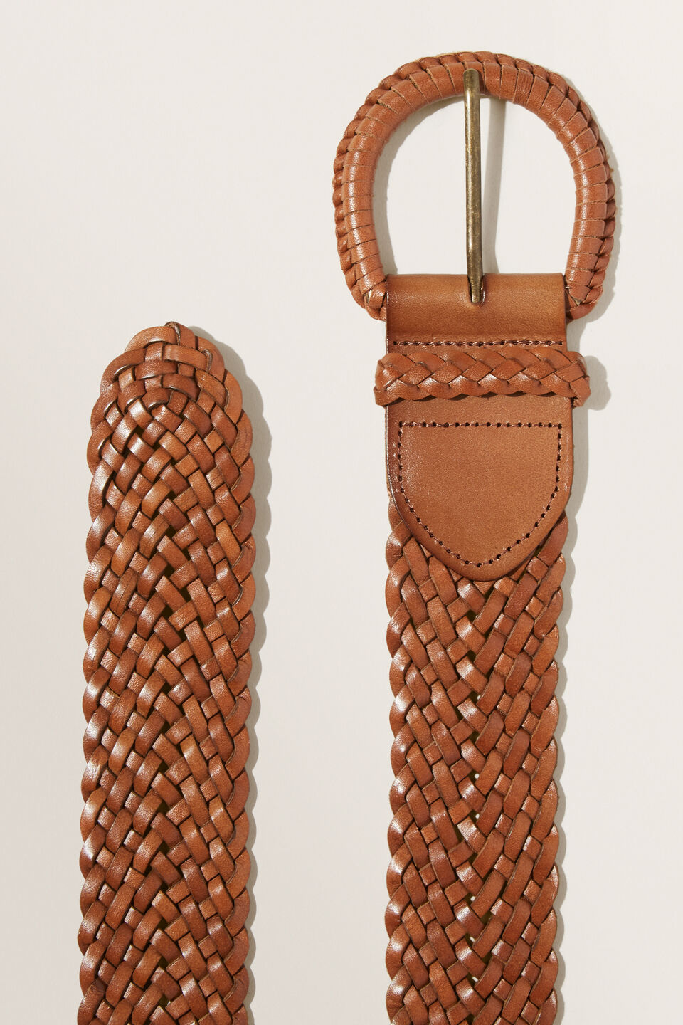 Bella Leather Belt  Tan
