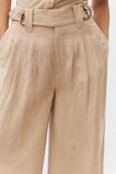 D Ring Pleat Pant  Nougat  hi-res