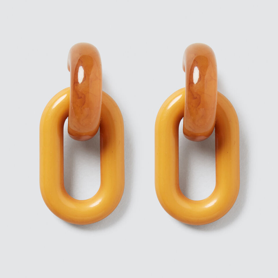 Oval Tort Earrings  