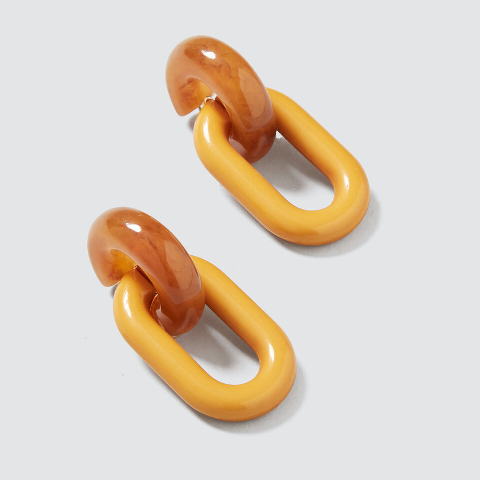 Oval Tort Earrings  