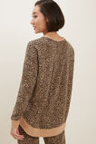 Animal Hi Low Sweater  Leopard  hi-res