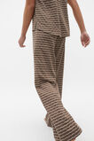 Wave Jersey Top and Pant PJ Set  Affogato Wave  hi-res