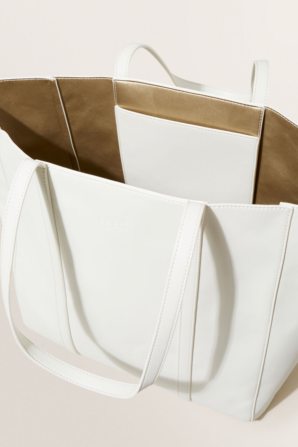 Seed Essential Tote  Cloud Cream