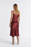 Satin Slip Dress  Sangria  hi-res