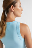 Core Fitted Tank  Shimmer Blue  hi-res