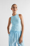 Core Fitted Tank  Shimmer Blue  hi-res