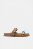 Alexis Buckle Slide  Caramel  hi-res