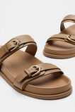 Alexis Buckle Slide  Caramel  hi-res