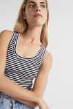 Core Rib Singlet  Mono Stripe  hi-res