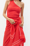 Contrast Trim Pareo  Strawberry Red  hi-res
