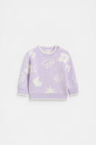 Twisted Yarn Sweater  Lavender  hi-res
