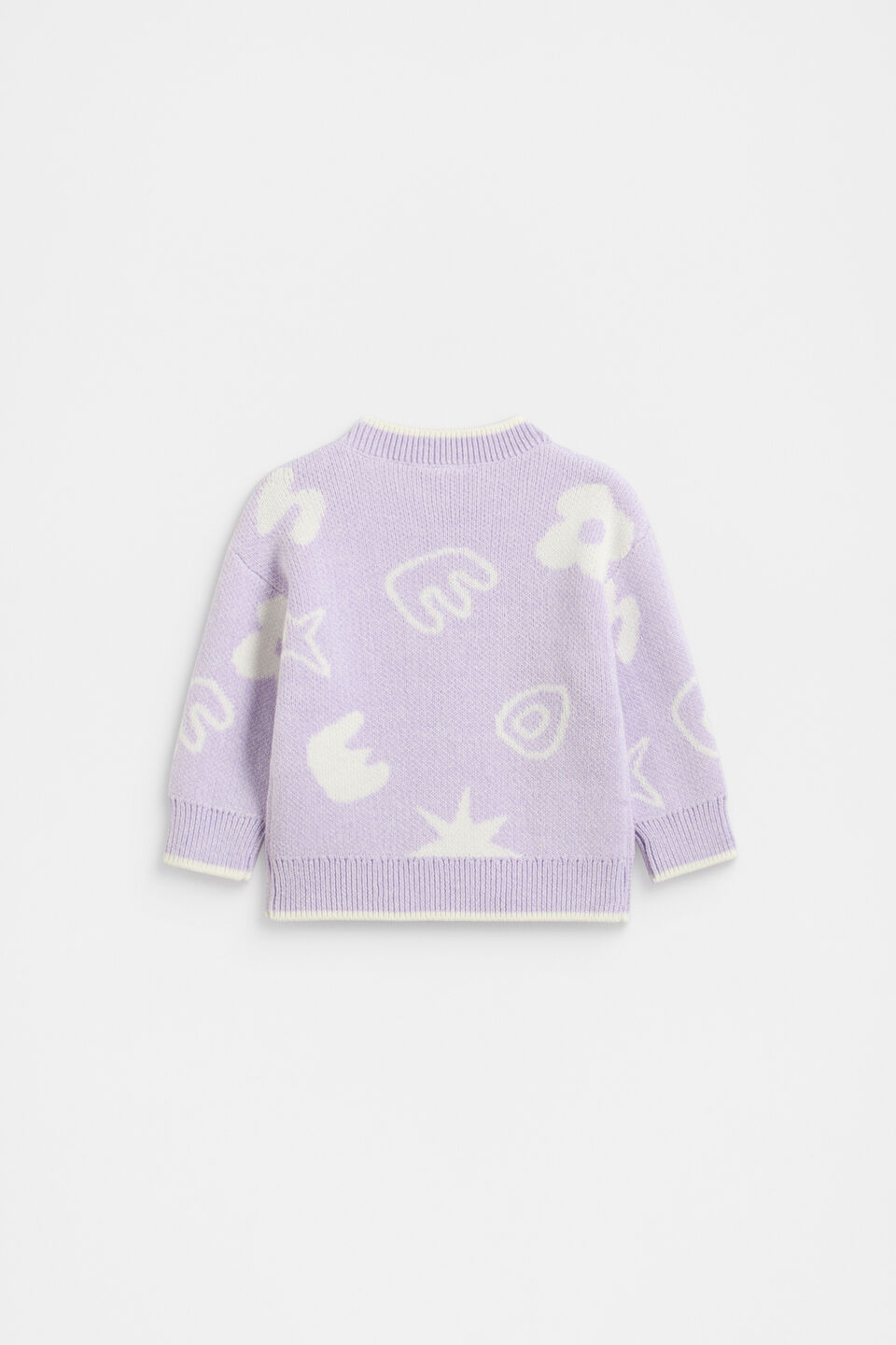 Twisted Yarn Sweater  Lavender
