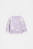 Twisted Yarn Sweater  Lavender  hi-res