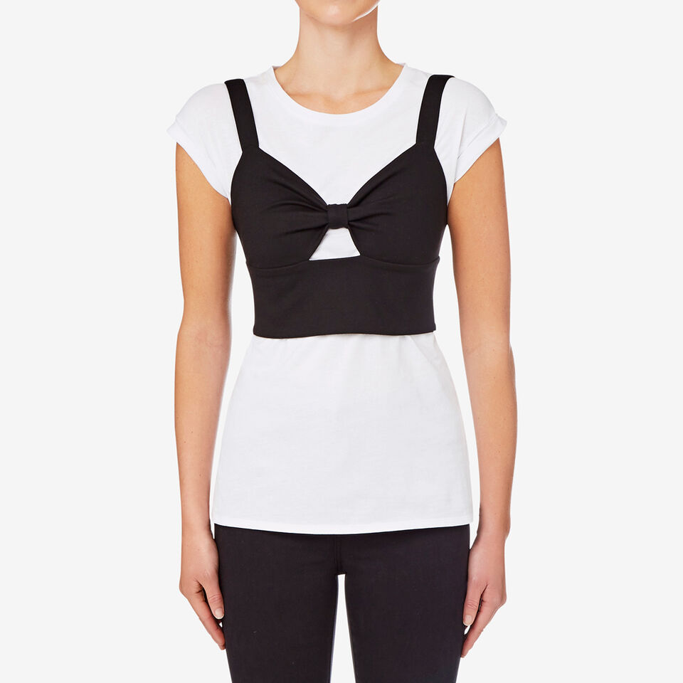 Peek A Boo Crop Top  