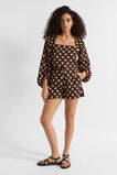 Linen Spot Short  Deep Raisin Spot  hi-res