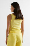 Linen Rib Tank  Lemon Drop  hi-res