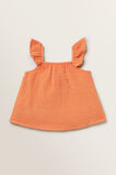 Cheesecloth Top  Soft Coral  hi-res