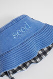Heritage Check Bucket Hat  Chambray  hi-res
