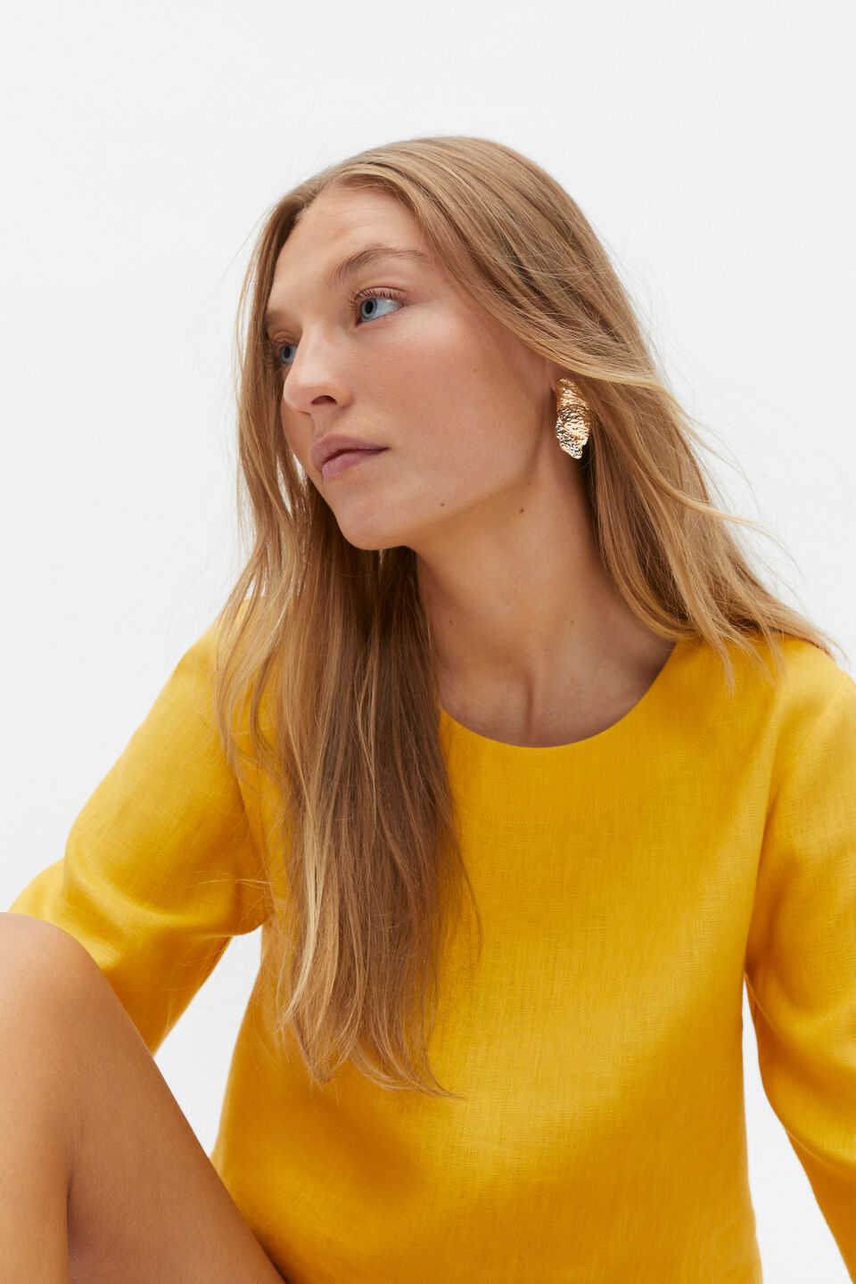 Linen Half Sleeve Top  Sundaze