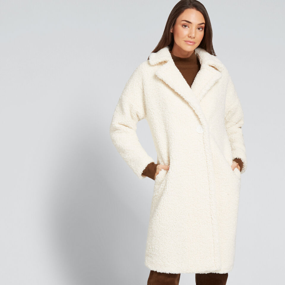 Longline Teddy Coat  