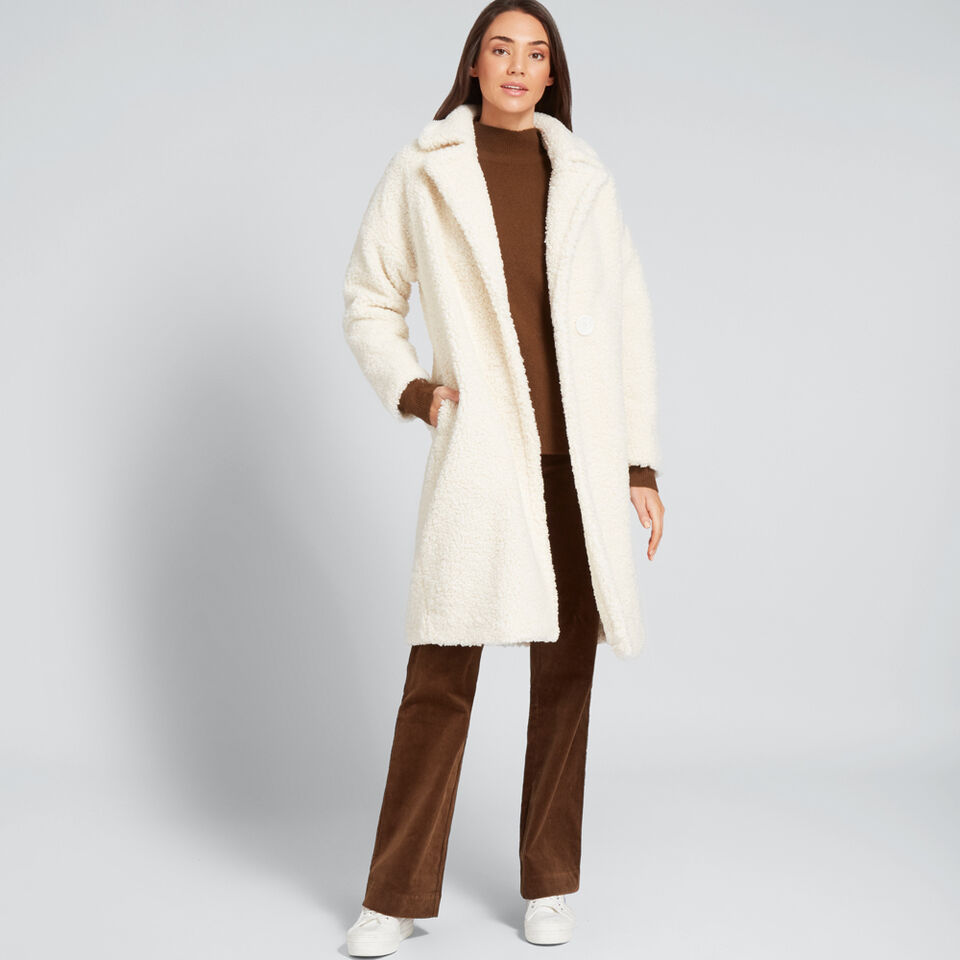 Longline Teddy Coat  