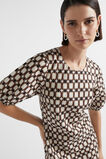 Linen Retro Slip Dress  Multi Retro  hi-res