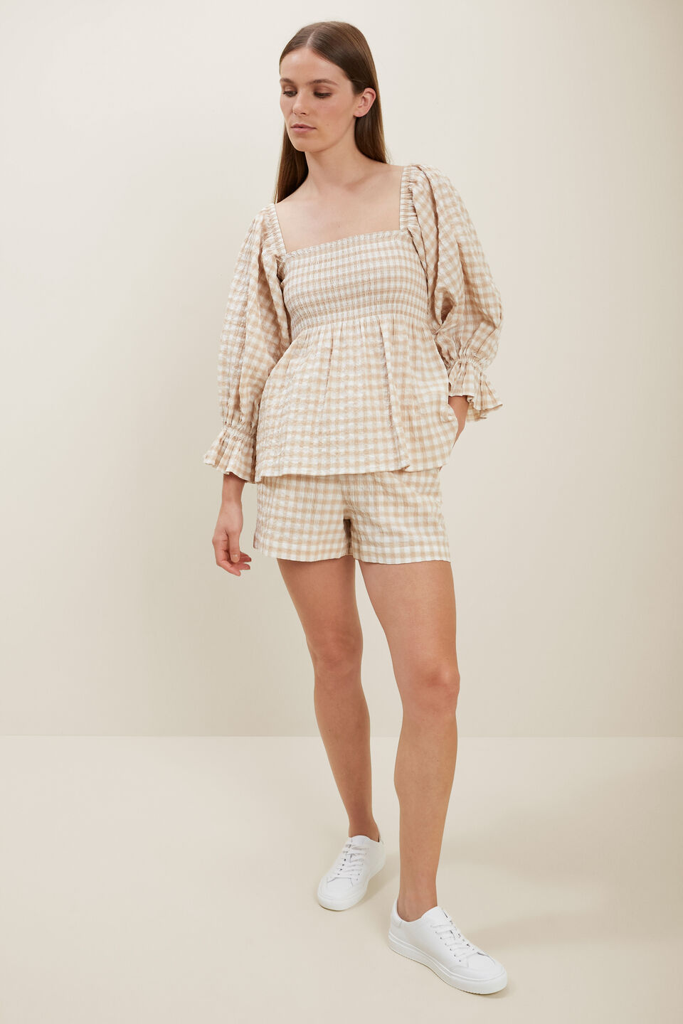 Gingham Short  Biscotti Gingham