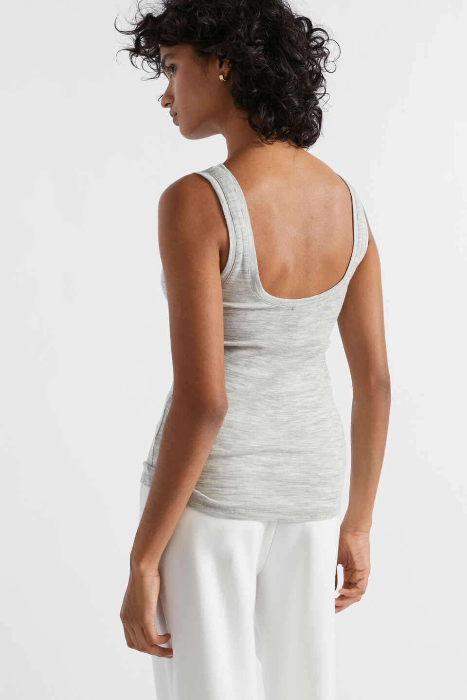 Babywool Tank  Silver Marle